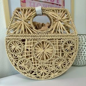 House of Harlow 1960 Woven Clutch